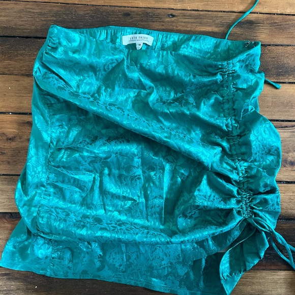 12th Tribe Emerald Green St. Barth’s Skirt (just the skirt) - Picture 3 of 5